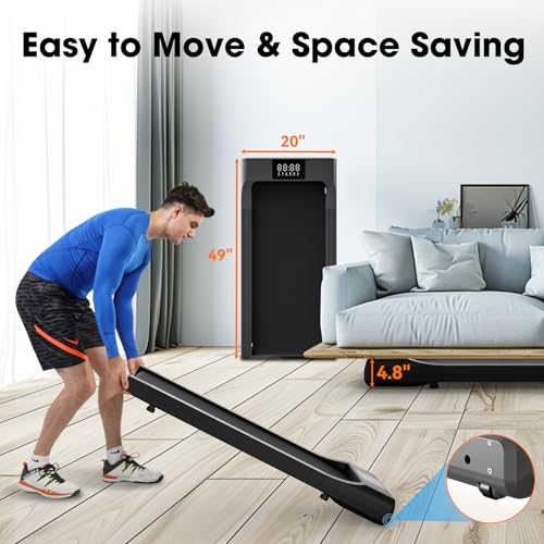 SupeRun Smart Walking Pad, Under Desk Treadmill with App & Remote Control W523827
