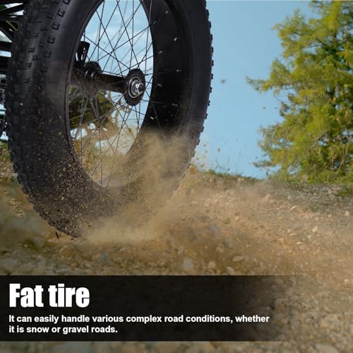 Adult Tricycle 20" Fat Tire 7-Speed with Basket E379110