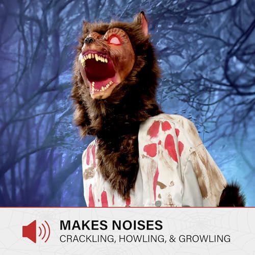 Haunted Hill Farm 5.9 ft Animatronic Lurching Woman by Tekky S393