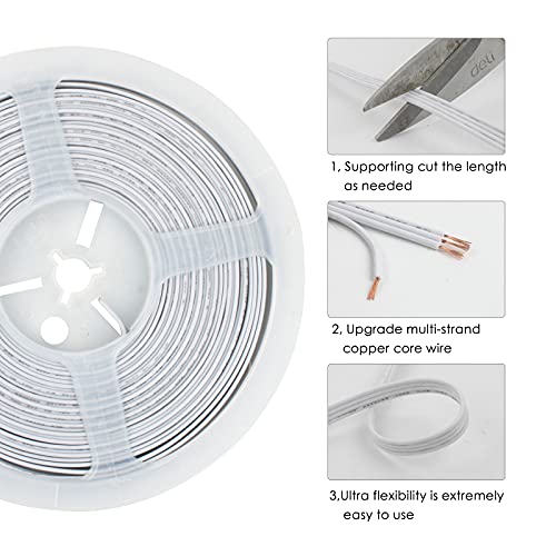 RGBZONE 4 Pin 10mm LED Strip Connector Kit with Extension Wire Z746880