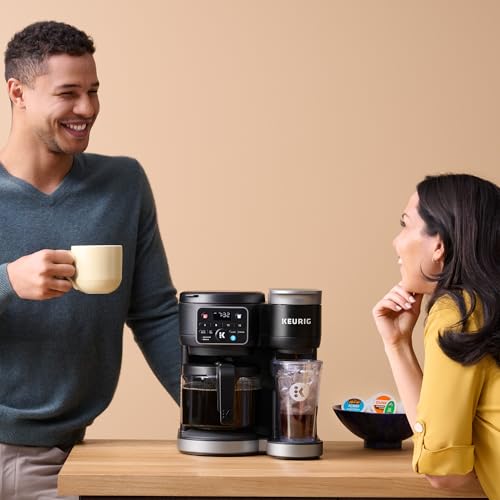 K-Duo Hot & Iced Single Serve & Carafe Coffee Maker, 72oz Reservoir C805620