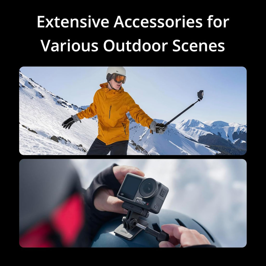 DJI Osmo Action 4 Adventure Combo 4K Waterproof Action Camera with Battery Case and 64GB Memory Card W550179