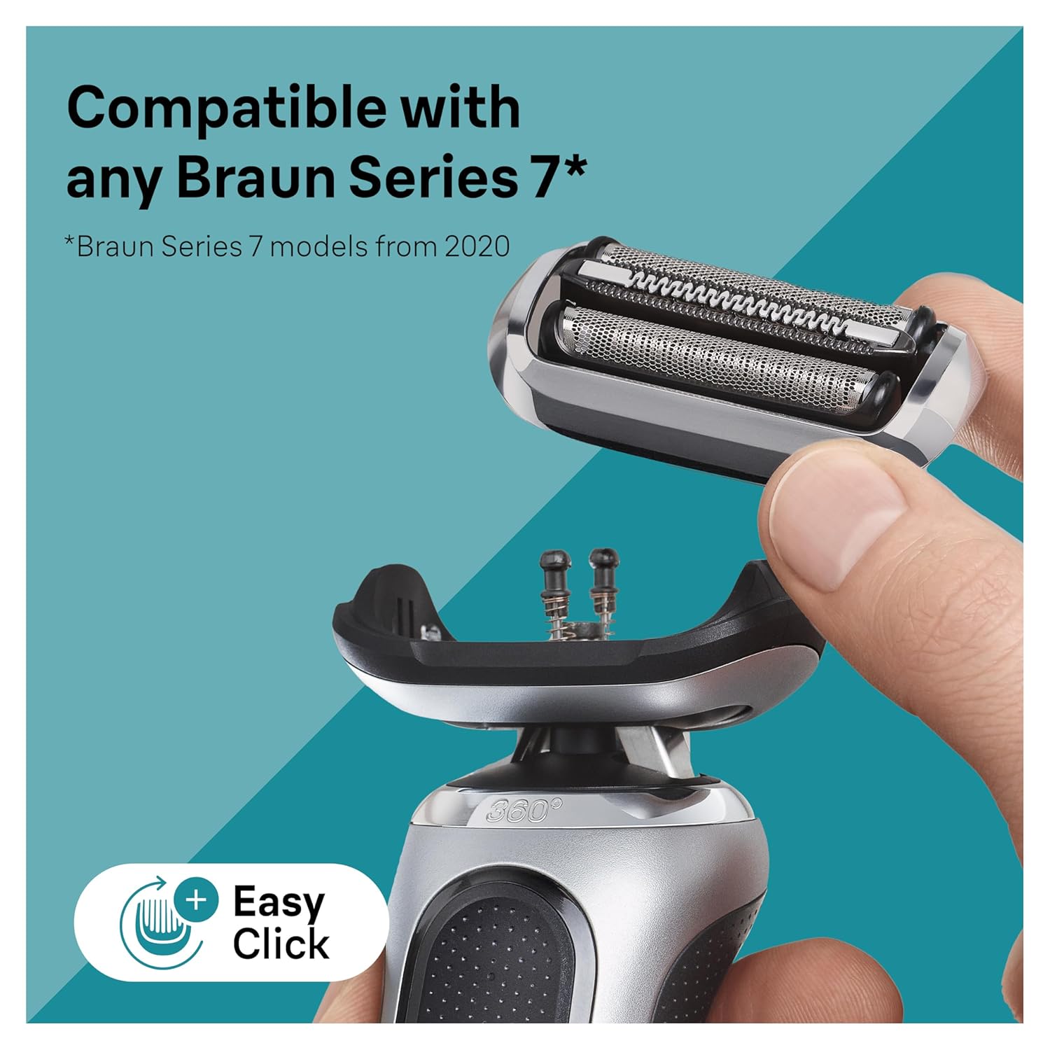 Braun Series 7 Electric Shaver Replacement Head, Compatible with 74S, Silver R1511