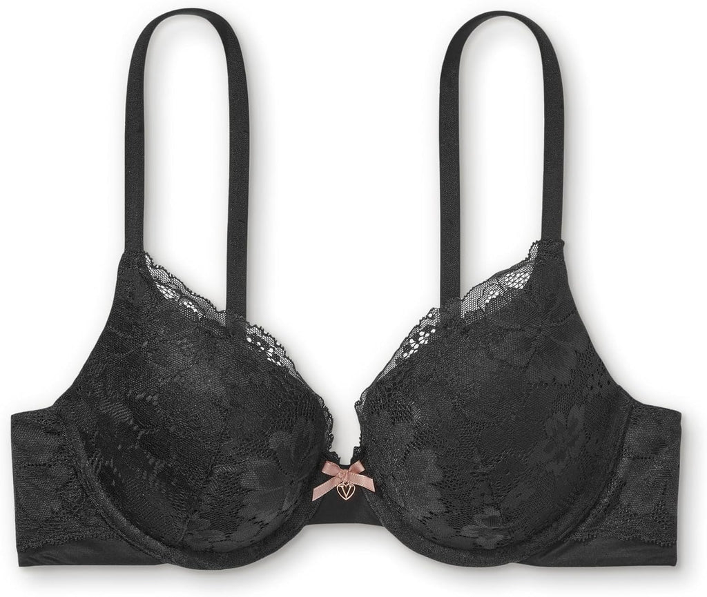 Victoria's Secret Perfect Shape Push Up Bra, Full Coverage, Black 36C H135
