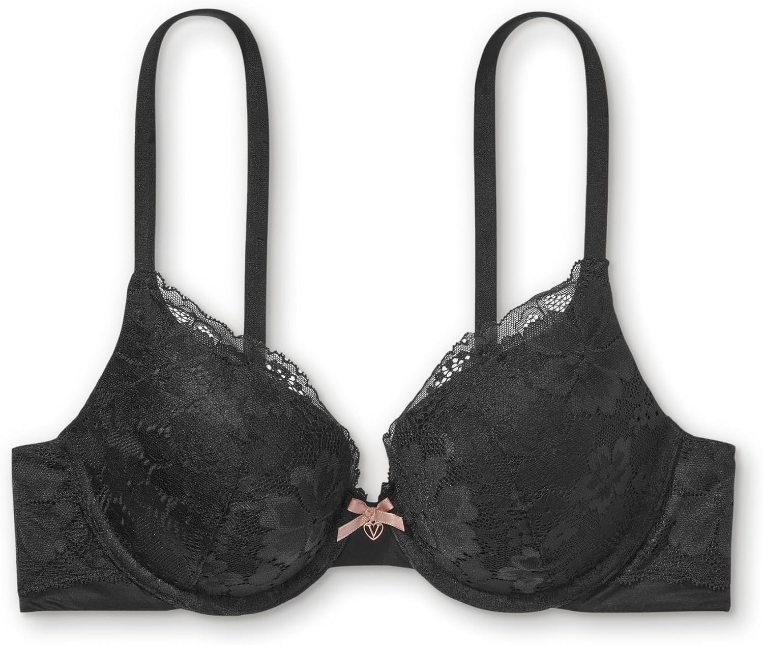 Victoria's Secret Perfect Shape Push Up Bra, Full Coverage, Black 36C H135