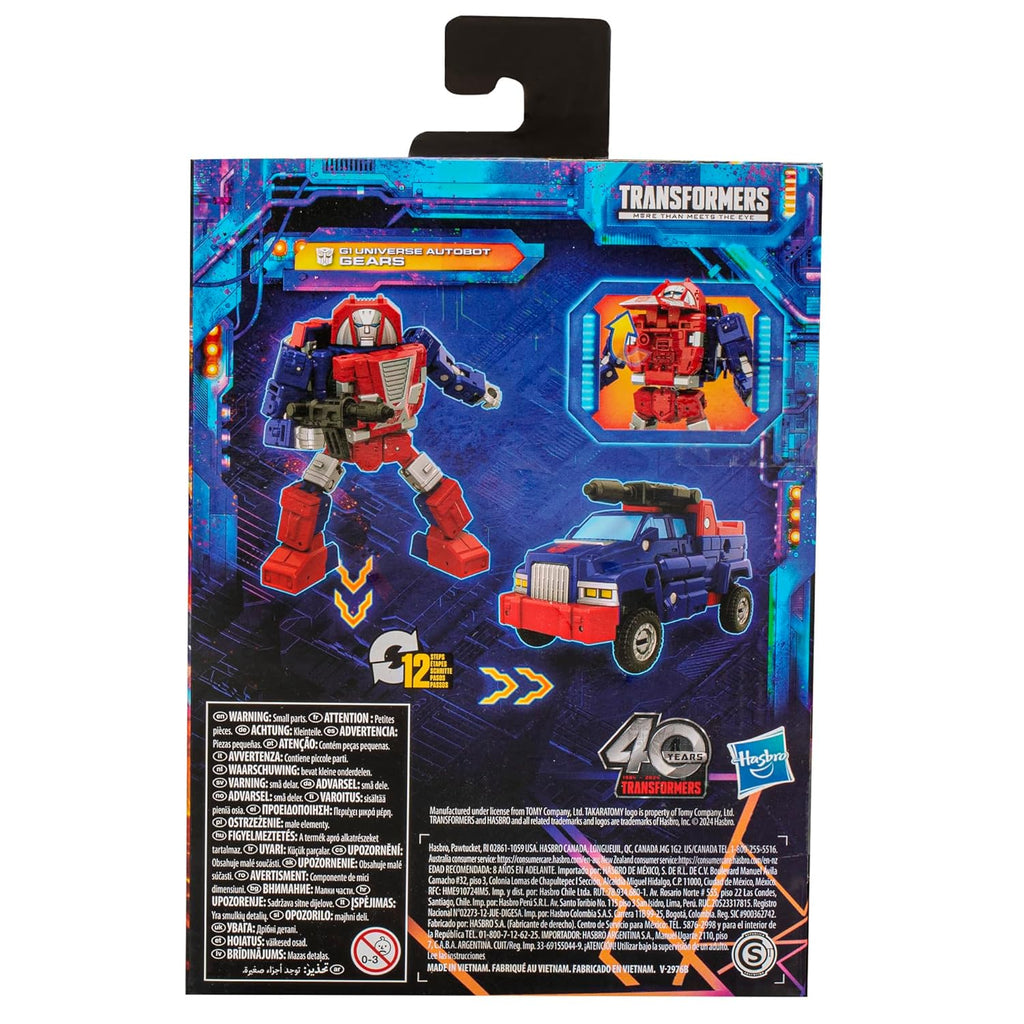 Transformers Legacy United Deluxe Class G1 Universe Autobot Gears 5.5-inch Action Figure M63732