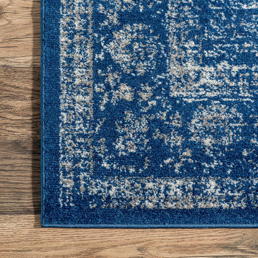 nuLOOM Verona Vintage Persian Area Rug, 10x14, Dark Blue C8809
