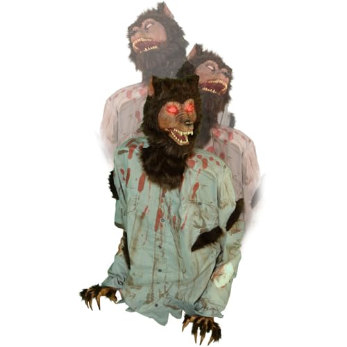 Haunted Hill Farm 5.9 ft Animatronic Lurching Woman by Tekky S393
