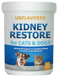 Kidney Restore Cats & Dogs Unflavored for Supporting Normal Kidney Function, Creatinine, Pet Renal Kidney Health Supplement Felines Canines