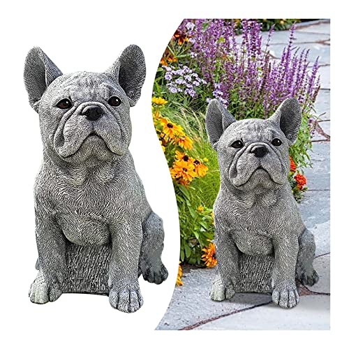 Meditation Sitting Dachshund Dog Statue Resin Garden Decor E542