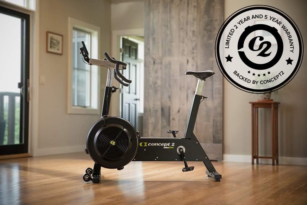 Concept2 BikeErg 2900 Stationary Exercise Bike with PM5 Monitor U6225