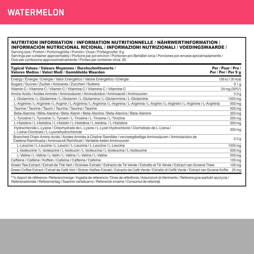 Optimum Nutrition Watermelon Amino Energy 270g N611