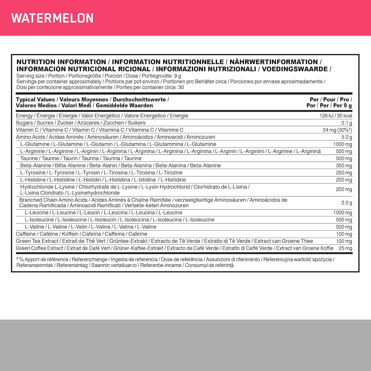 Optimum Nutrition Watermelon Amino Energy 270g N611