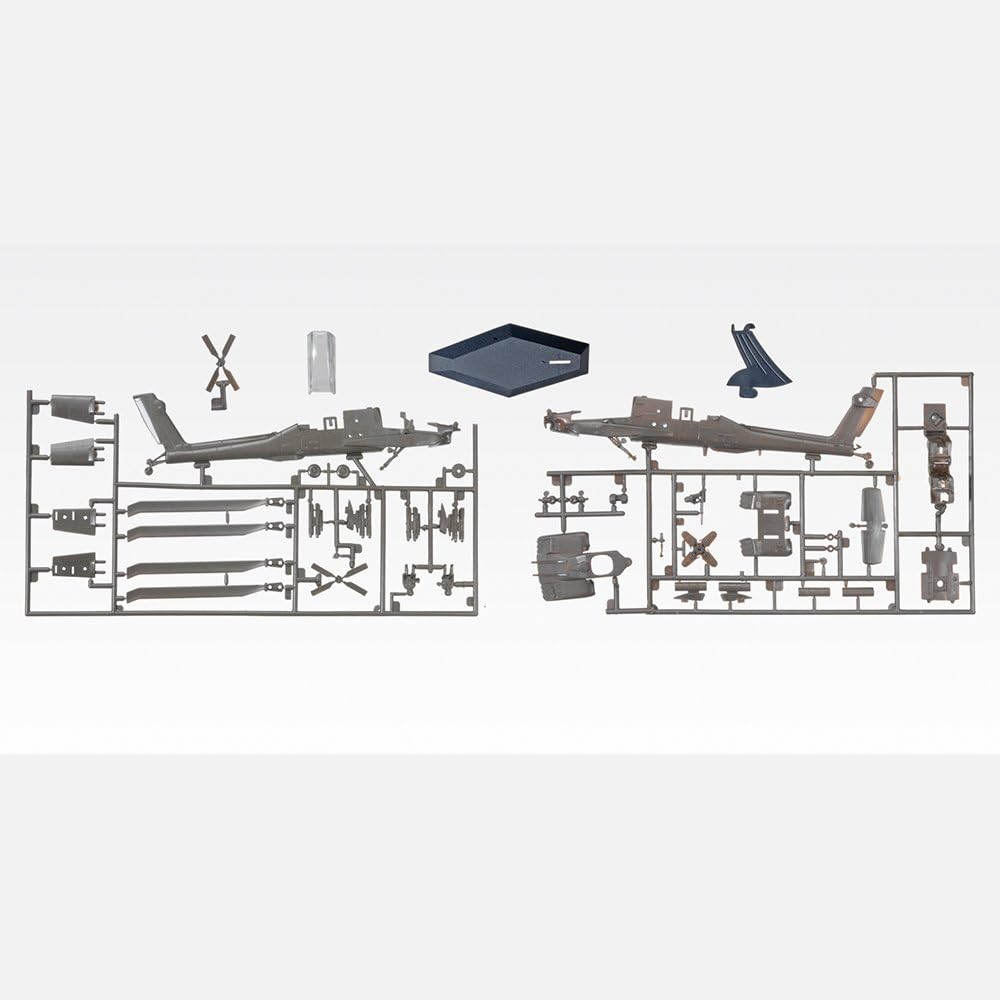 Revell SnapTite Apache Helicopter Plastic Model Kit Brown R5663
