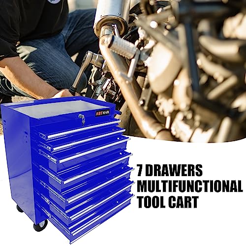 5-Drawer Rolling Tool Cart with Wheels, Black V51953