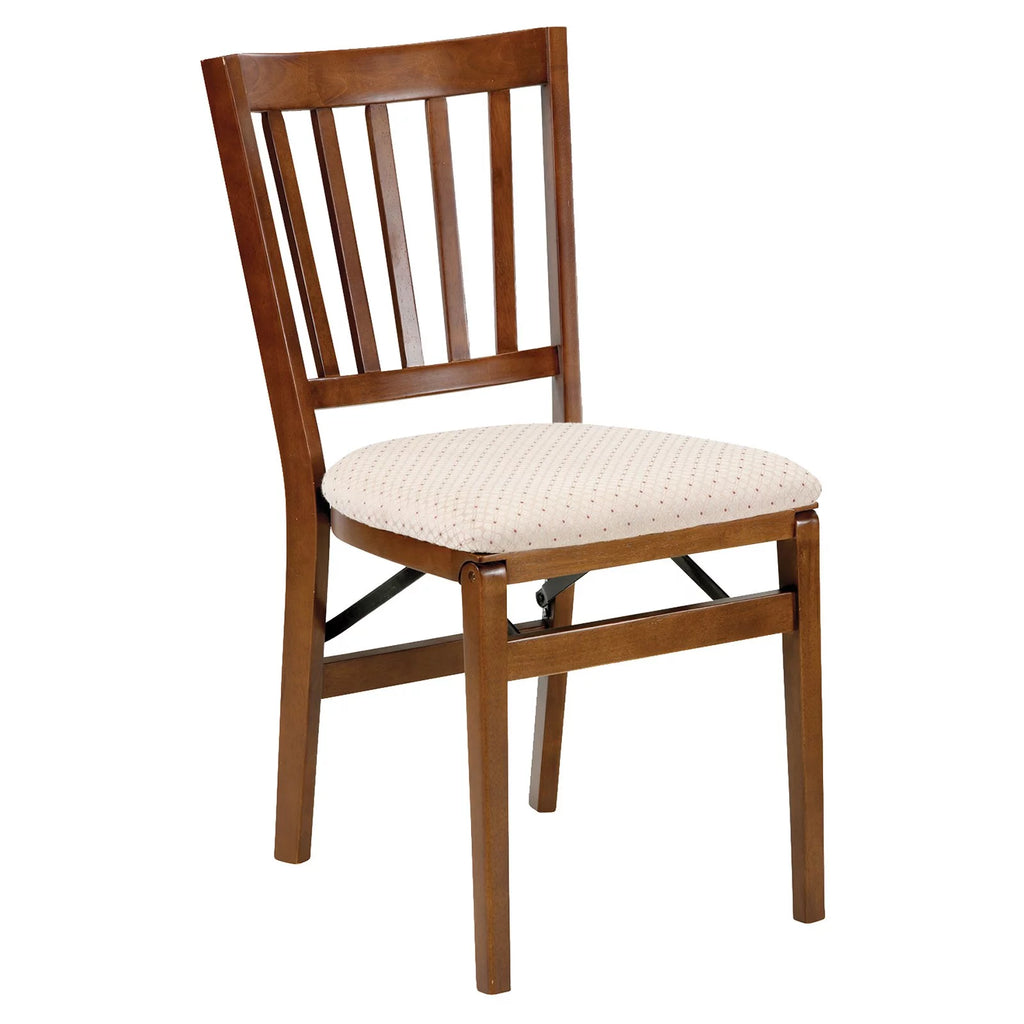 Stakmore School House Folding Hardwood Chair Fruitwood 2-Pack B163705