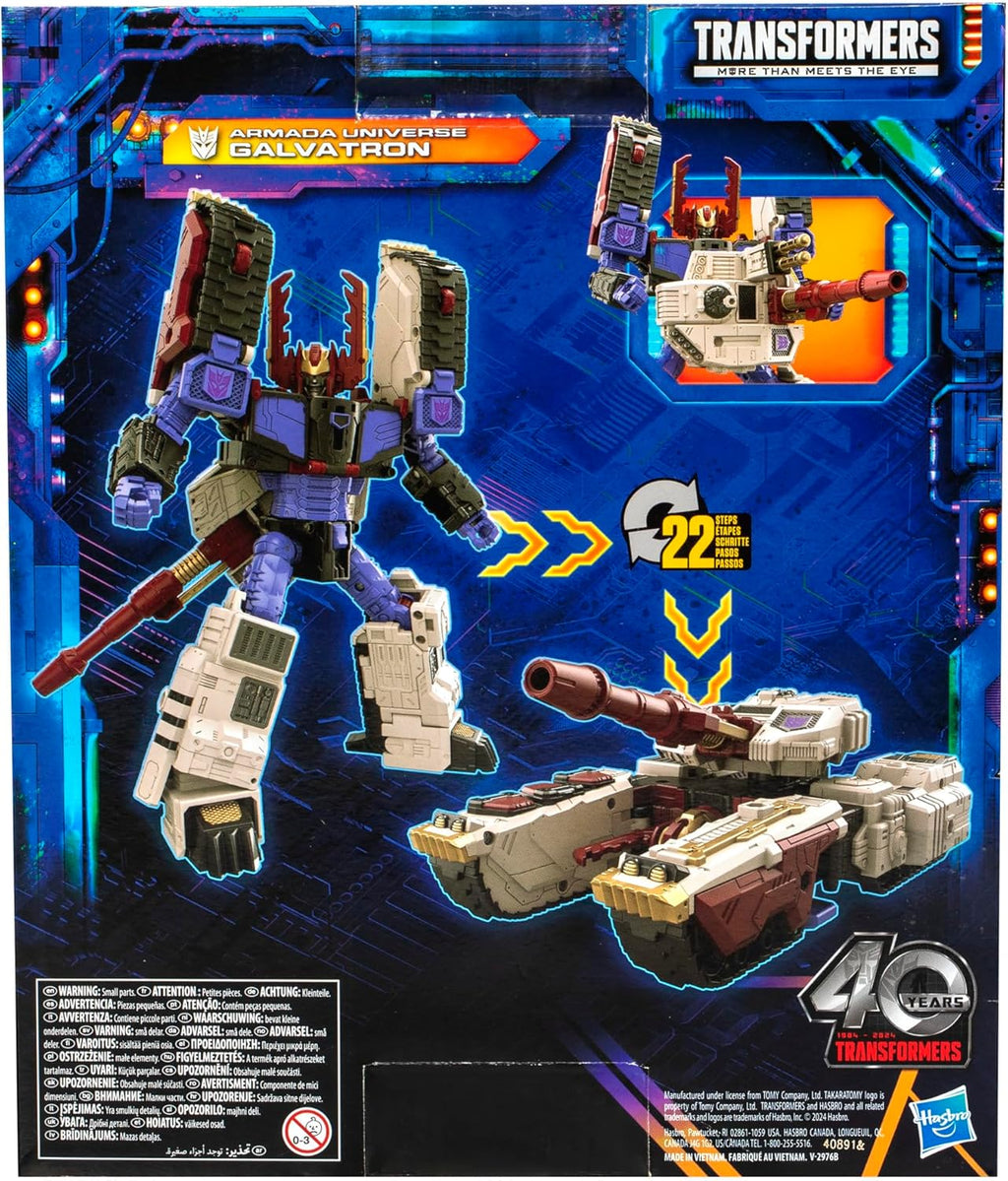Transformers Legacy Evolution Leader Armada Galvatron Action Figure, 7-inch F636543