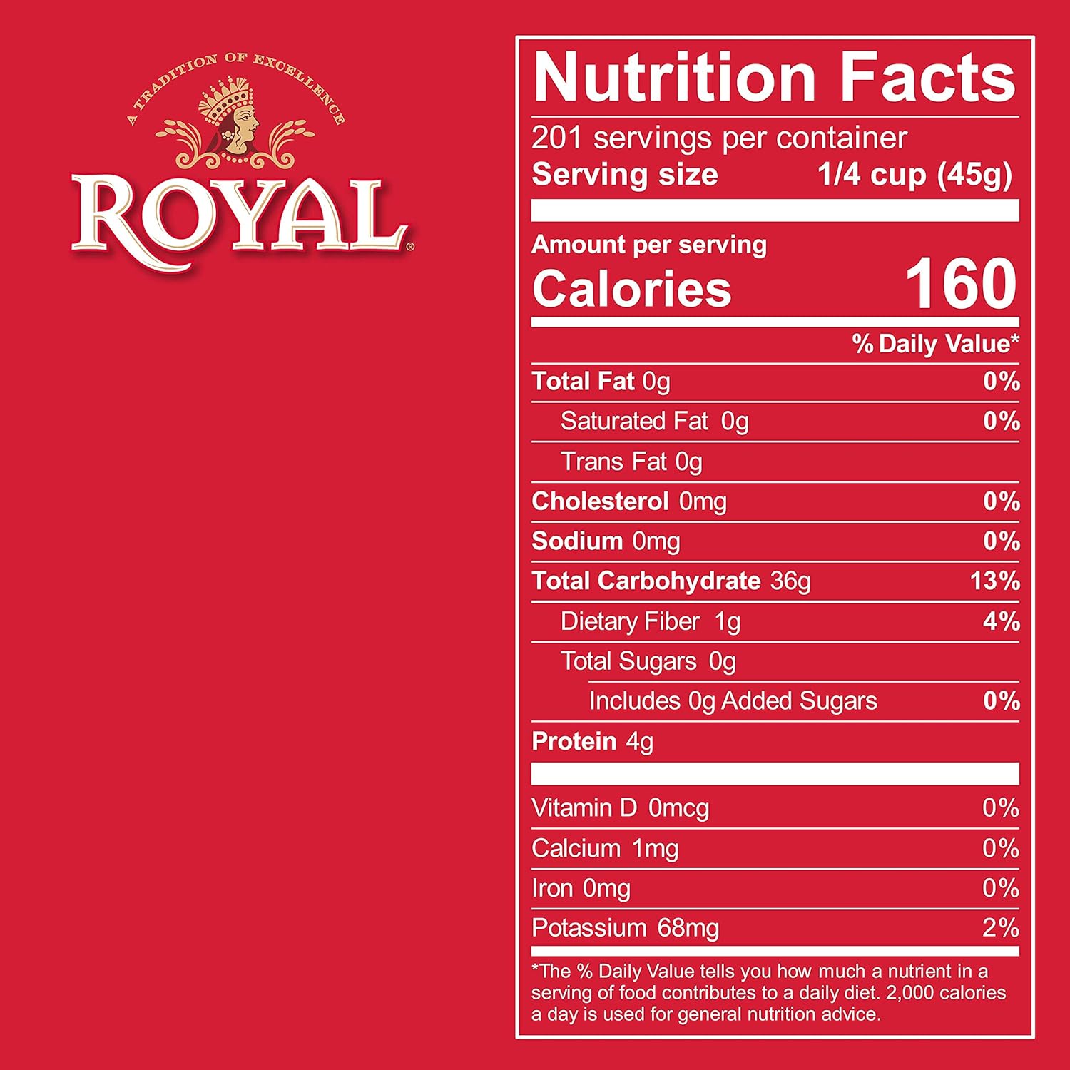 Royal Sella Rice, 20 Lb Bag B550646