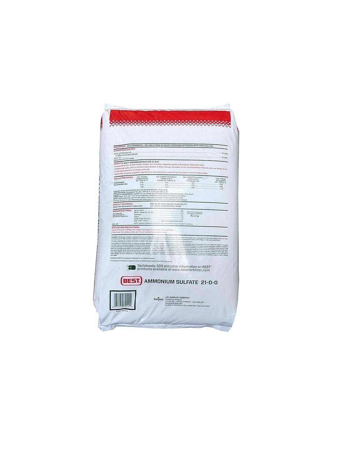 Greenway Biotech Ammonium Sulfate 21-0-0 Fertilizer for Acid Loving Plants, 50 lbs Q6902