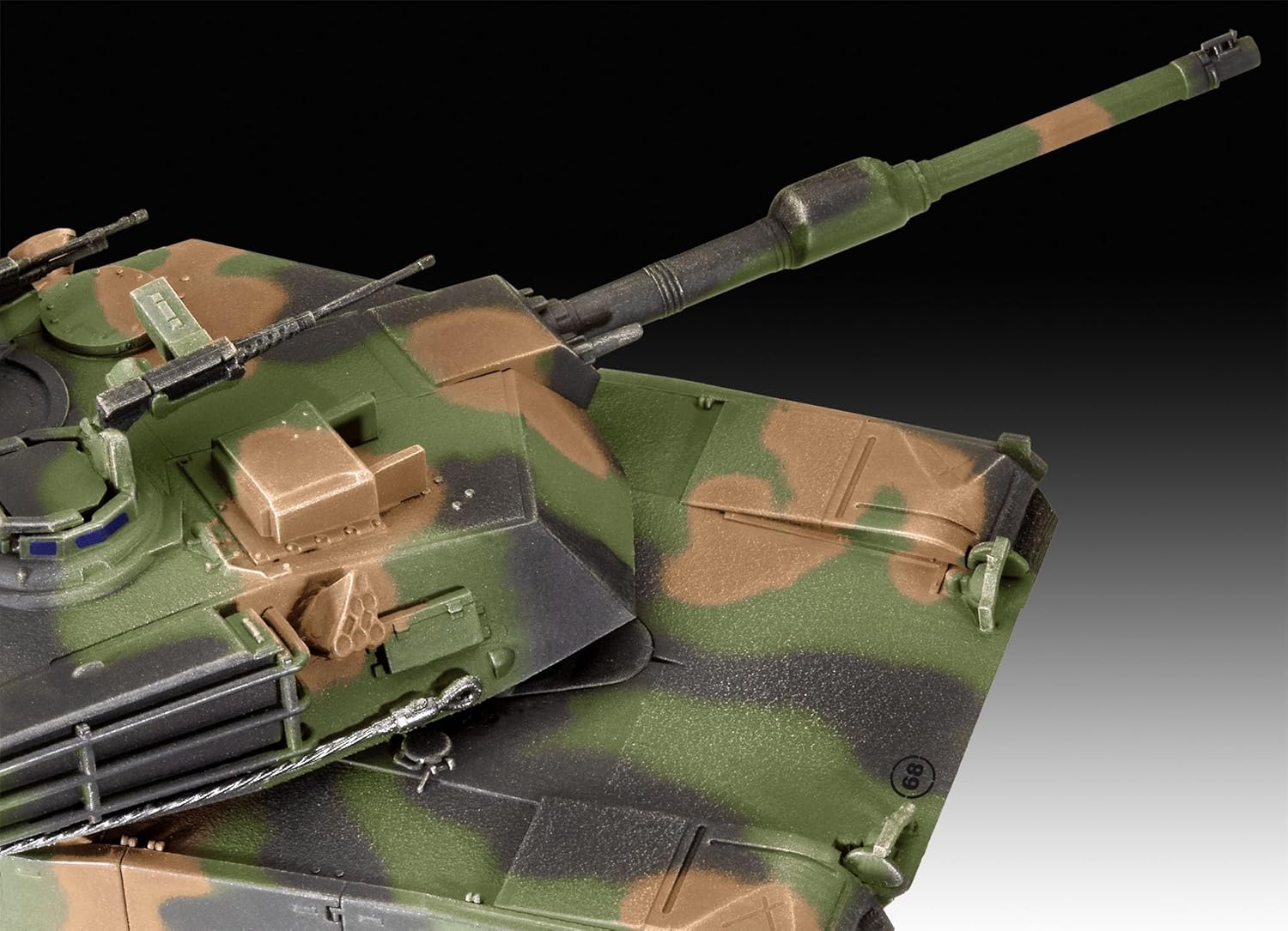 Revell 03346 M1A2 Abrams Tank 1:72 Scale Model Kit Z518