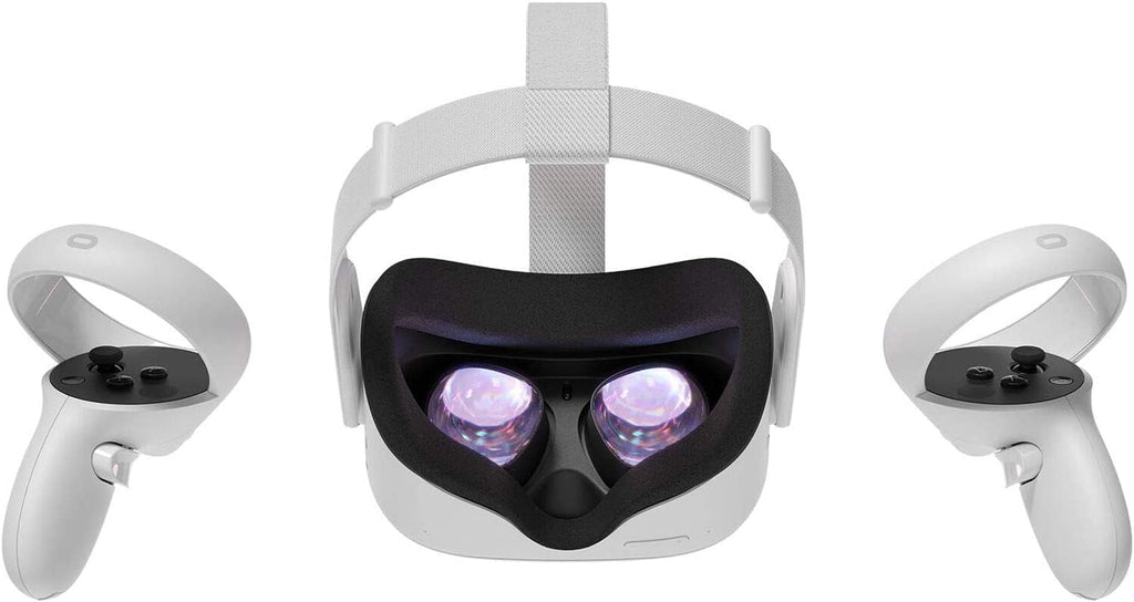 Oculus Quest 2 Gaming VR Headset 128GB Set, White Q2331