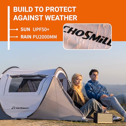 EchoSmile Instant Pop Up Tent, Water Resistant, Portable with Carry Bag E656