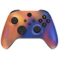 Wireless Controller for Microsoft Xbox Series X/S & Xbox One - Custom Soft Touch Feel - Custom Series X/S Controller (X/S Golden Waves)