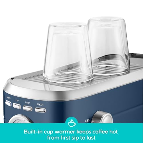 CASABREWS CM5418 Espresso Machine 20 Bar, Compact Espresso Maker with Milk Frother, Stainless Steel, Silver K680