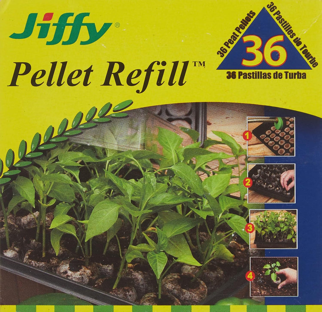 Jiffy J3R36 36mm Plant Pellet Refill 36 Count