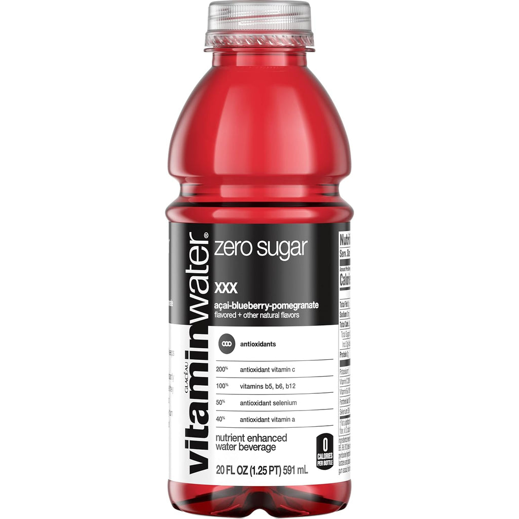 Vitamin Water ZERO Sugar Variety Pack, 20 fl oz Bottles, Pack of 12 Z878394