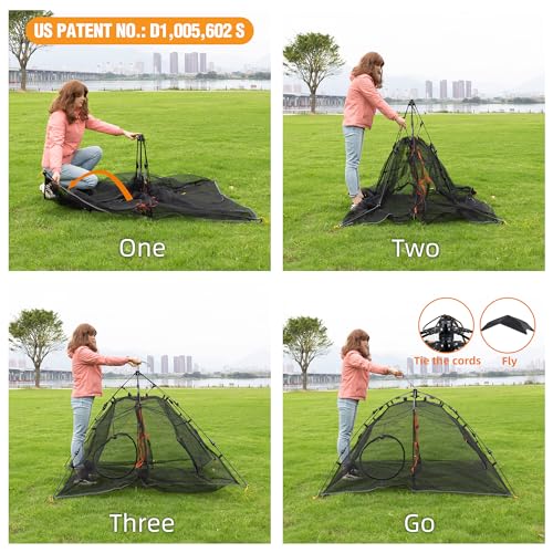 X-Large Catio Outdoor Cat Enclosure and Cat Tower Tent, 3-Tier Portable Foldable, Two Doors Z502328