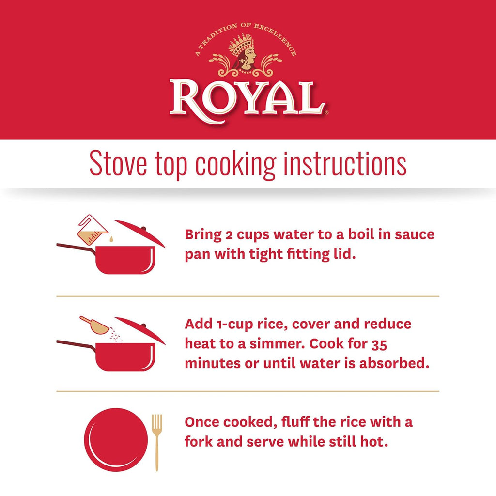 Authentic Royal Basmati Brown Rice Whole Grain, 10 Pounds I122846
