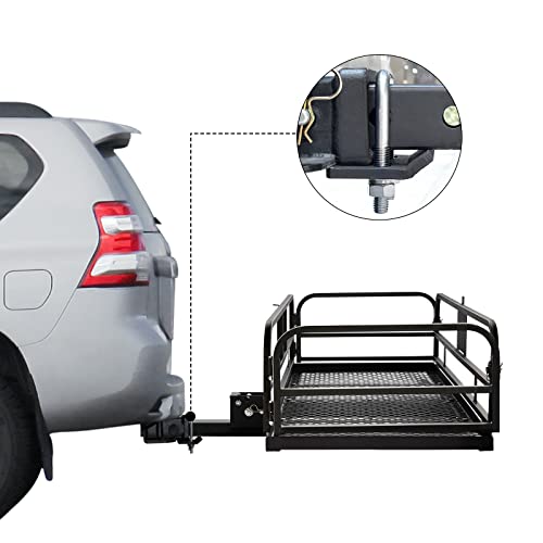 Wildroad Hitch Cargo Carrier 500 LBS with Waterproof Cargo Bag O941