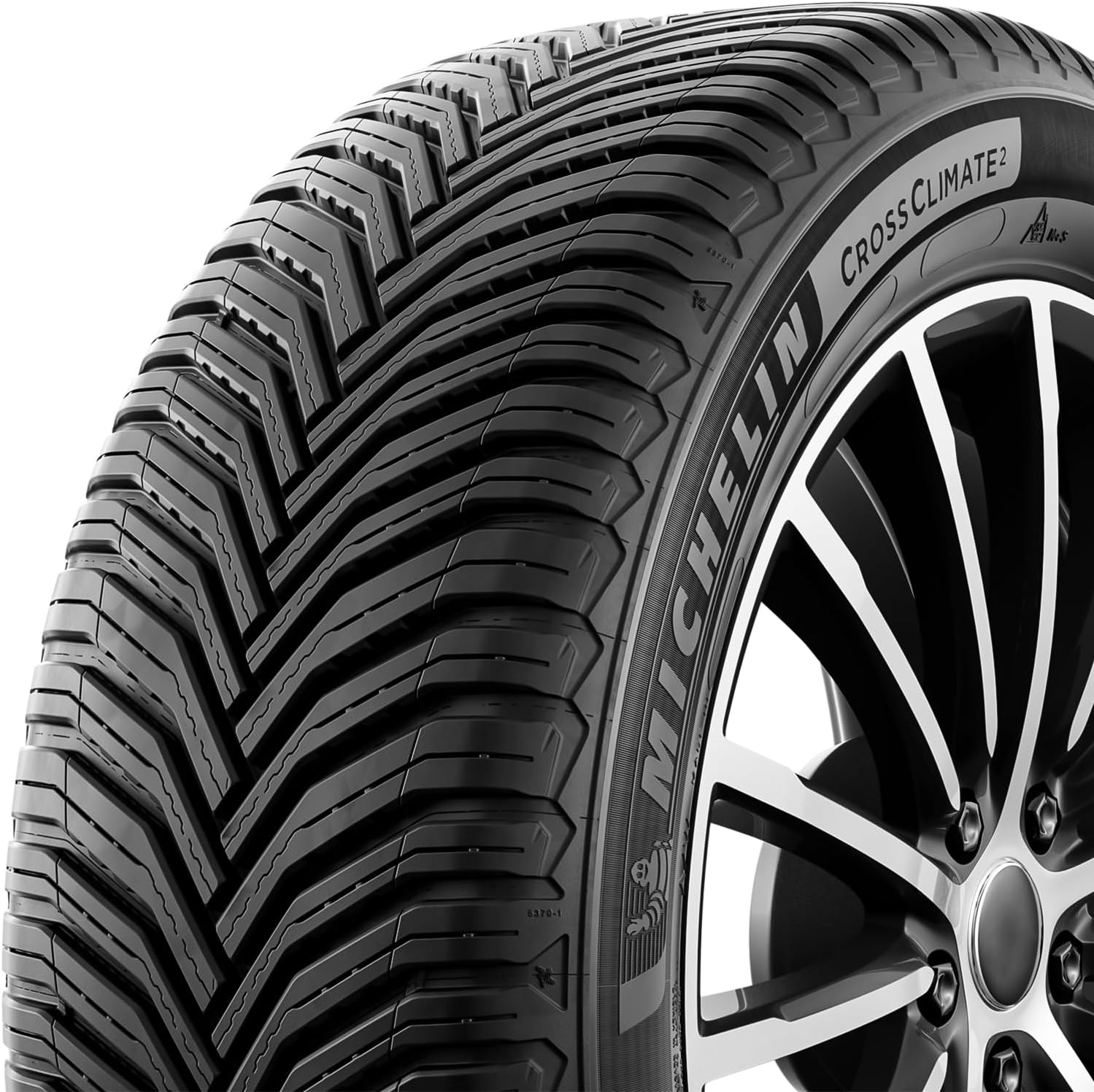 MICHELIN CrossClimate2 All-Season Radial Car Tire 215/55R16 XL 97H B890026