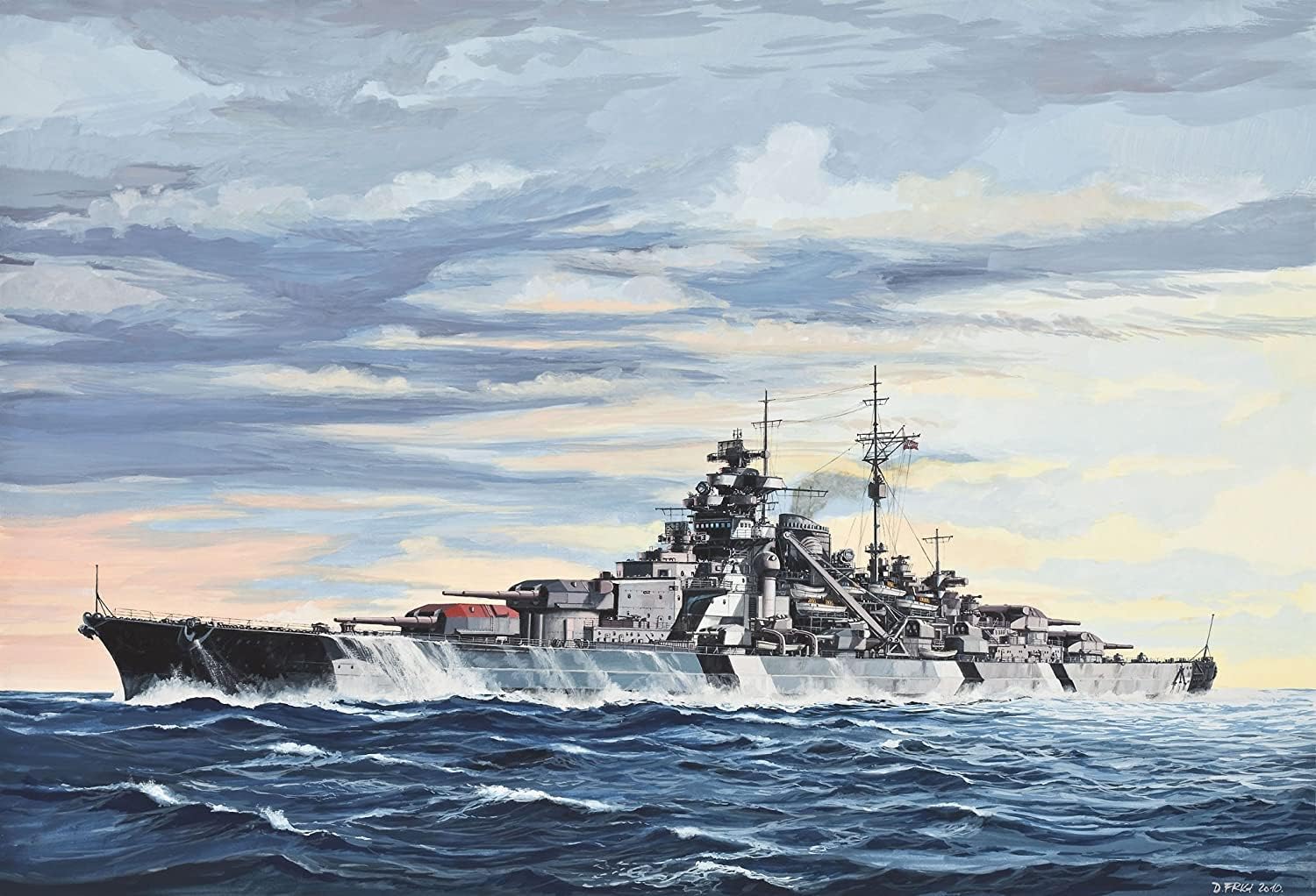 Revell of Germany Battleship Bismarck Plastic Model Kit M33055