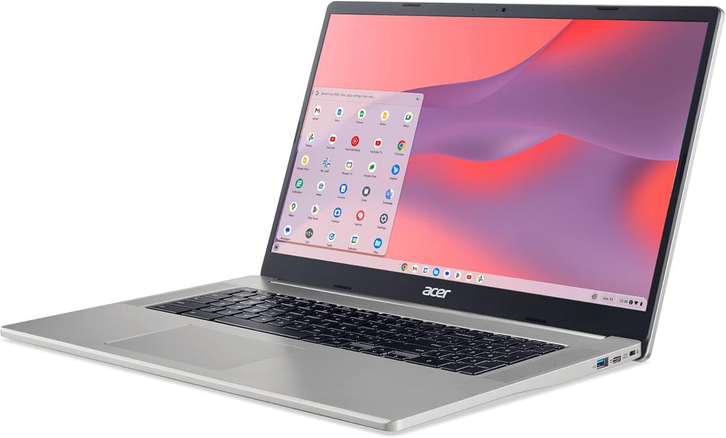 Acer Chromebook 317 CB317-1H-C6RK Laptop, 17.3" Full HD, 4GB RAM, 128GB eMMC, Chrome OS, Silver X111405