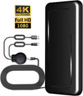 TV Antenna for Smart TV - TV Antenna Indoor Digital HD TV Antenna and Free Local Channels - 4K HD 1080P All TV's VHF UHF 500+ Miles Range - 32.8ft Coax Cable/AC Adapter 2024 New