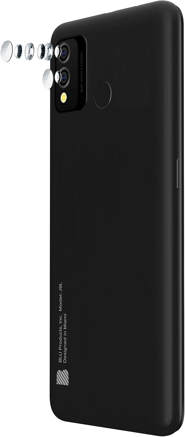 BLU J9L J0090WW 32GB Dual Sim GSM Unlocked Android Smartphone Black K183368
