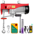 1320LBS Electric Hoist,120V Electric Hoist with Wireless Remote Control,Single/Double Slings Electric Winch,Electric Hoist Winch for Lifting in Factories, Warehouses, Construction, Building
