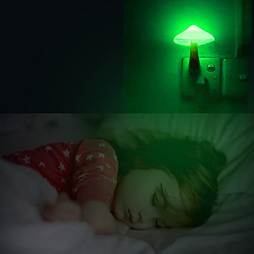 AUSAYE 4 Pack Plug in Mushroom LED Night Light for Bedroom R30736