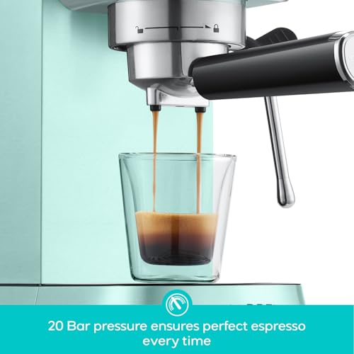 CASABREWS CM5418 Espresso Machine 20 Bar, Compact Espresso Maker with Milk Frother, Stainless Steel, Silver K680