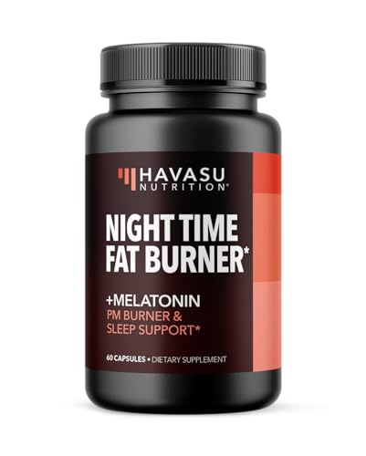 HAVASU NUTRITION Night Time Fat Burner Sleep Supplement, 60 Pills H507