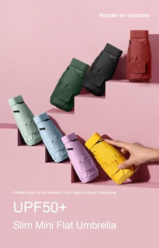 Compact Windproof Travel Umbrella for Rain Q696350