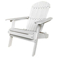 Adirondack Chair Lawn Chair Folding Adirondack Chair Patio Chairs Outdoor Chairs Patio Seating Fire Pit Chairs Wood Chairs for Adults Yard Garden w/Natural Finish (White)