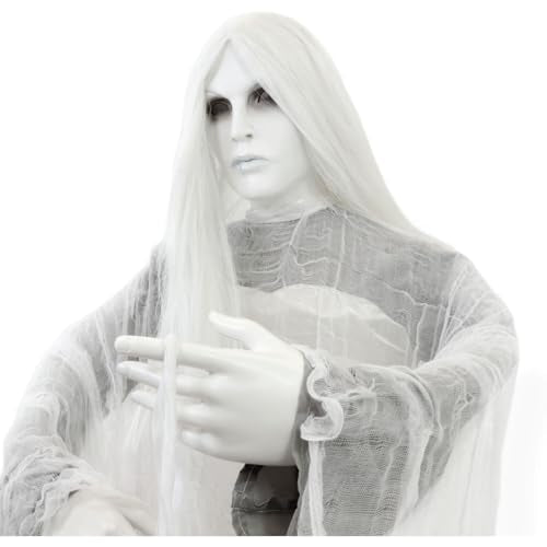 Haunted Hill Farm Soul Sucker Demon Reaper with Child by Tekky, Motion-Activated Halloween Animatronic Q202293