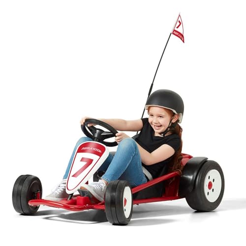 Radio Flyer Ultimate Go-Kart, 24V Pink Ride On Toy for Kids Ages 3-8 F82848