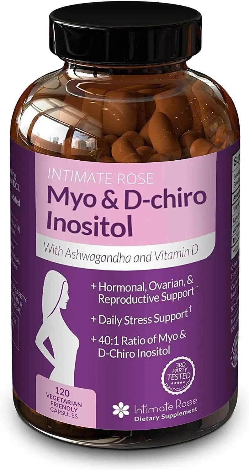 Nuvia Myo-Inositol (120 Capsules) with Ashwagandha and Vitamin D3