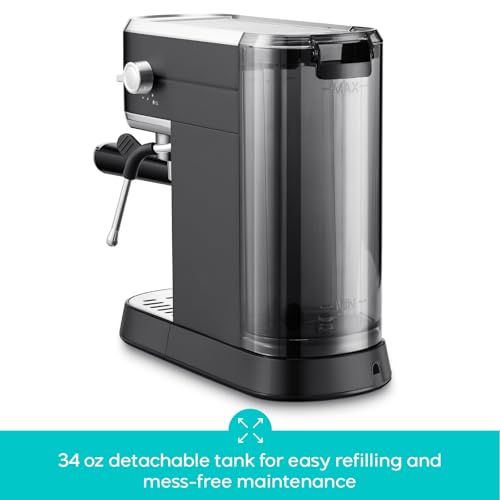 CASABREWS CM5418 Espresso Machine 20 Bar, Compact Espresso Maker with Milk Frother, Stainless Steel, Silver K680