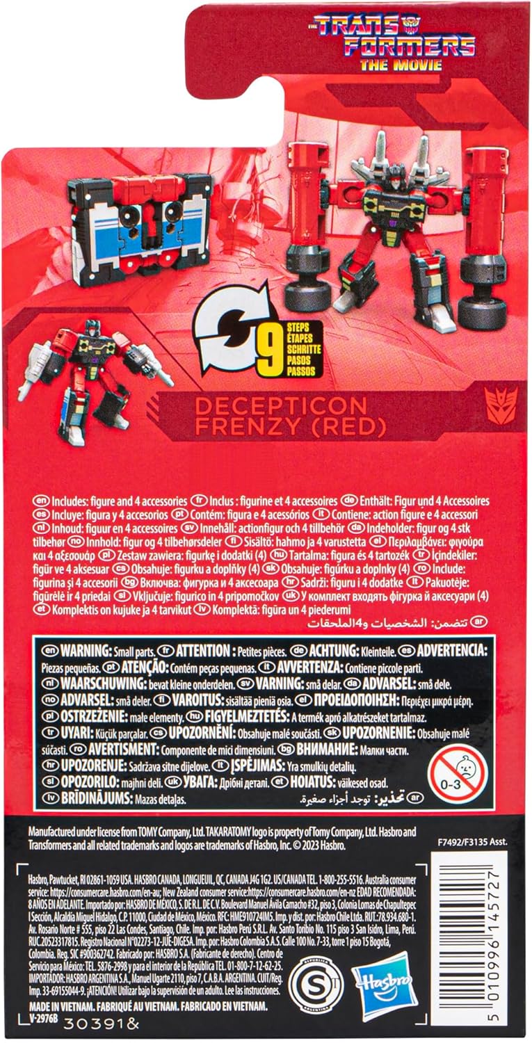 Transformers Studio Series Decepticon Frenzy (Red) 3.5-inch Action Figure R5285