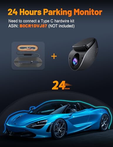 4K Touch Screen Dash Cam with 5G WiFi and 64GB Card G9985